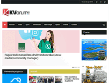 Tablet Screenshot of kvorum.net